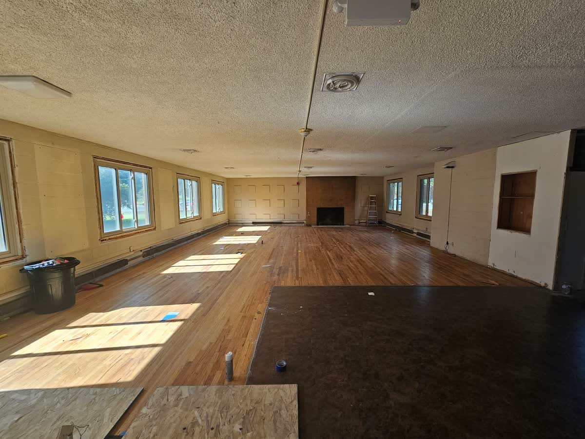 Living room cleared and ready for remodel, June 16 2026